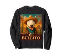 Bull Terrier inglese El Bullito Wild West Cowboy Western Dog Felpa