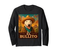 Bull Terrier inglese El Bullito Wild West Cowboy Western Dog Maglia a Manica