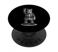 Bull Terrier inglese, musica rock, natalizia, amante dei cani PopSockets PopGrip Adesivo