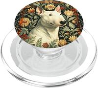 Bull Terrier Inglese Vintage Botanico PopSockets PopGrip per MagSafe