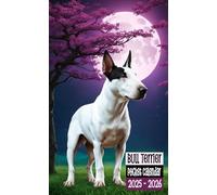 Bull Terrier Pocket Calendar 2025-2026: 2-Years Small Monthly Planner, Size 4*6.5 inches