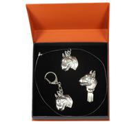 Bull Terrier - Set Tipo 2 - Il Cane IN Der Arance Scatola Art Dog