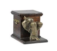 Bull Terrier tipo 2 - urna di legno con l'immagine di un cane Art Dog IT Tipo 2