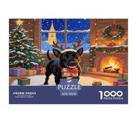 Bull Terrier1000 Piece Jigsaw Puzzles for Adults And Kids Family Game ChristmasFun And Challenging for Home Decoration Great Gift Idea70x50cm/1000pcs