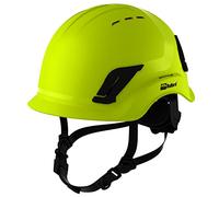 Bullard C10VHYAMR CEN10 ANSI Z89.1 - Casco di sicurezza ventilato con sottogola integrato, alta visibilità, colore: giallo