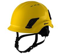 Bullard C10VYLAMR CEN10 ANSI Z89.1 - Casco di sicurezza ventilato con sottogola integrato, colore: giallo