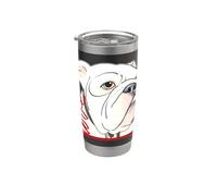 bulldog, alce, amore, Bicchiere termico in acciaio inox doppia parete