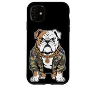 Bulldog Army Street Style Military Streetwear Animali Custodia per iPhone 11
