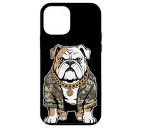 Bulldog Army Street Style Military Streetwear Animali Custodia per iPhone 12 mini