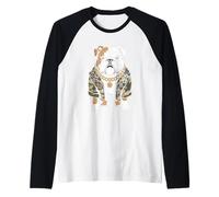 Bulldog Army Street Style Military Streetwear Animali Maglia con Maniche Raglan