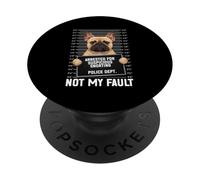 Bulldog arrestato per sospetto sniffing, non colpa mia PopSockets PopGrip Adesivo