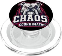 Bulldog Chaos Coordinator - Funny Dog Design PopSockets PopGrip per MagSafe