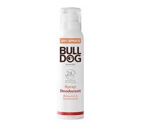 BULLDOG - Cura della pelle per gli uomini | Deodorante spray al bergamotto e sandalo | Deodorante naturale da uomo | 125ml