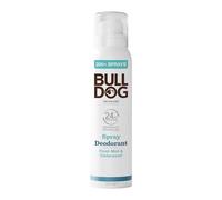 BULLDOG - Cura della pelle per gli uomini | Deodorante spray alla menta fresca e legno di cedro | Deodorante naturale da uomo | 125ml