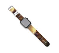 Bulldog Dog Angel Cinturino di ricambio in silicone per orologio sportivo compatibile con Apple Watch, 38mm/40mm, Acciaio inossidabile, Ametista
