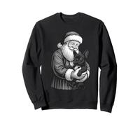 Bulldog Francese Babbo Natale Natale Amante dei Cani Felpa