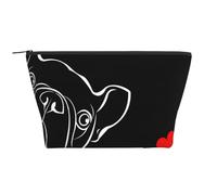 Bulldog francese, Borsa da toilette Borsa per trucco Borsa per cosmetici Borsa da toilette da viaggio portatile