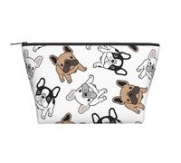 Bulldog francese, Borsa da toilette Borsa per trucco Borsa per cosmetici Borsa da toilette da viaggio portatile