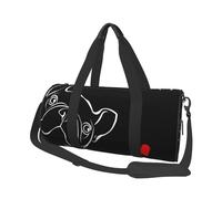 Bulldog francese, Borsone da viaggio di grande capacità Borsa rotonda Borsa da viaggio sportiva Borsa da viaggio Borsa da fitness