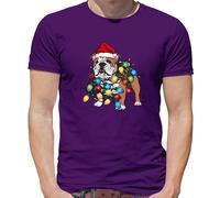 Bulldog Francese Cane Natale - T-Shirt - Bull Cani Carino Love Natale Animale