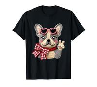 Bulldog Francese Carino Anime Art Maglietta