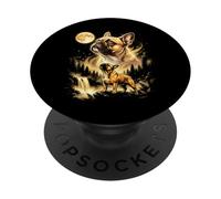 Bulldog francese che ulula alla luna Meme PopSockets PopGrip Adesivo