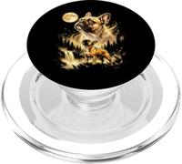 Bulldog francese che ulula alla luna Meme PopSockets PopGrip per MagSafe