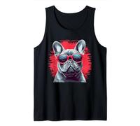 Bulldog francese con gli occhiali da sole Canotta