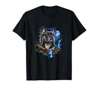 Bulldog Francese da Una Cascata al Chiaro di Luna Maglietta