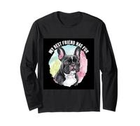 Bulldog Francese dicendo Che Il Mio Migliore Amico ha Maglia a Manica