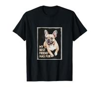 Bulldog francese dicendo che il mio migliore amico ha Maglietta