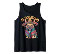 Bulldog Francese El Squatcho Poncho Divertente Bulldog Francese Canotta