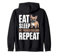 Bulldog Francese Felpa con Cappuccio