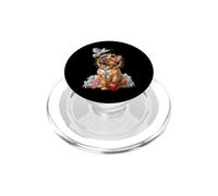 Bulldog francese Frenchie Coquette Crocifisso Cristiano Croce PopSockets PopGrip per MagSafe