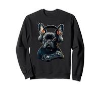 Bulldog francese Gaming Design | Simpatico Frenchie Gamer Felpa