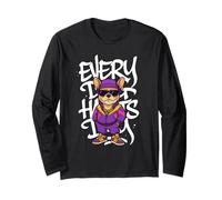 Bulldog francese Hip-Hop Rapper Graffiti Ogni cane Frenchie Maglia a Manica