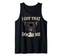 Bulldog francese I Got That Dog In Me Carino Angry Dog Amante Canotta