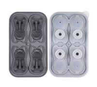 Bulldog Francese Icecube Stampo 4 Foro Divertimento Forme Frenchie Bull Cane