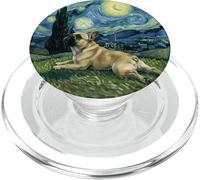 Bulldog francese in stile notte stellata pittura Van Gogh PopSockets PopGrip per MagSafe