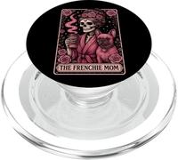 Bulldog francese Mom Funny Tarot Card Amante del caffè PopSockets PopGrip per MagSafe