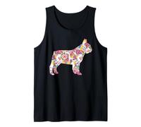 Bulldog Francese Motivo Floreale Canotta