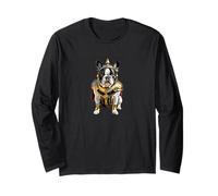 Bulldog Francese nei Panni di Un Gladiatore Romano Maglia a Manica