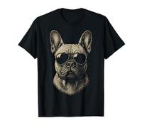Bulldog Francese Occhiali Da Sole Maglietta