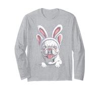 Bulldog Francese Pasquale Divertente Coniglietto Francese Floreale Cane Mamma Maglia a Manica