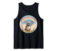 Bulldog Francese Ponte Arcobaleno Carino Frenchie Dog Memorial Canotta