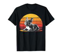 Bulldog francese retrò amante del proprietario di animali domestici divertente bulldog francese Maglietta