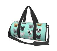 Bulldog francesi Bulldog francese, Borsone da viaggio di grande capacità Borsa rotonda Borsa da viaggio sportiva Borsa da viaggio Borsa da fitness
