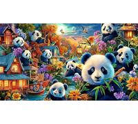 Bulldog-in-Flower-Market Puzzle 1000 pezzi Carta riciclata Estremamente difficile Idea regalo perfetta per adulti Sfida di gioco educativo 38x52/1000 pezzi