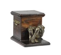 Bulldog inglese 2 - urna di legno con l'immagine di un cane Art Dog IT Tipo 2