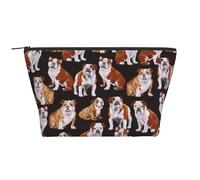 Bulldog inglese, Borsa da toilette Borsa per trucco Borsa per cosmetici Borsa da toilette da viaggio portatile